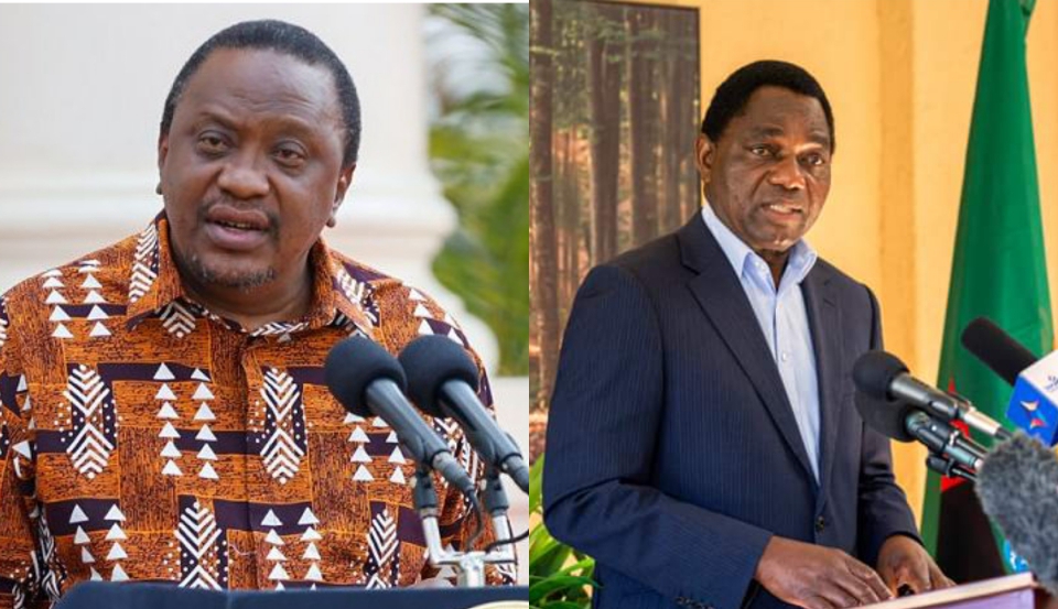 Uhuru Congratulates Incoming Zambian President, Bids Farewell to Lungu