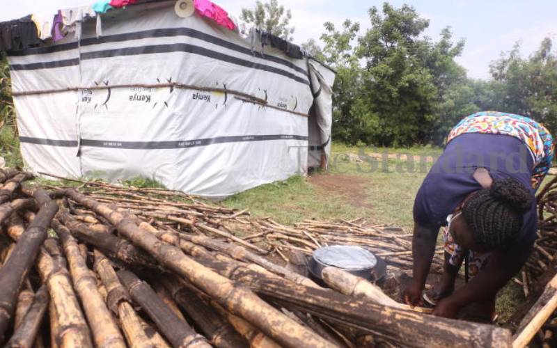 Inside the IDP camp where flood victims go for days without food