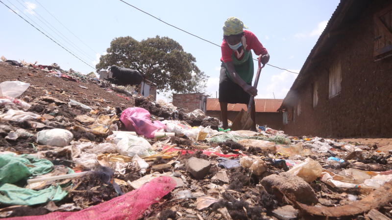 Kisumu estates choke under heaps of garbage as town centre sparkles