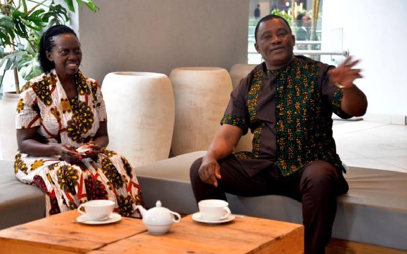 Martha Karua pledges unwavering support after meeting Muturi