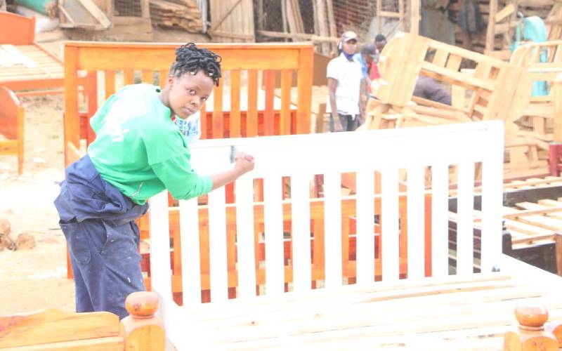 'Queen of carpentry' living off her passion
