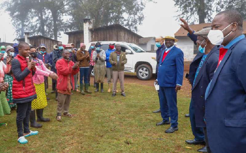 Raila accuses Ruto of snubbing Uhuru's legacy projects
