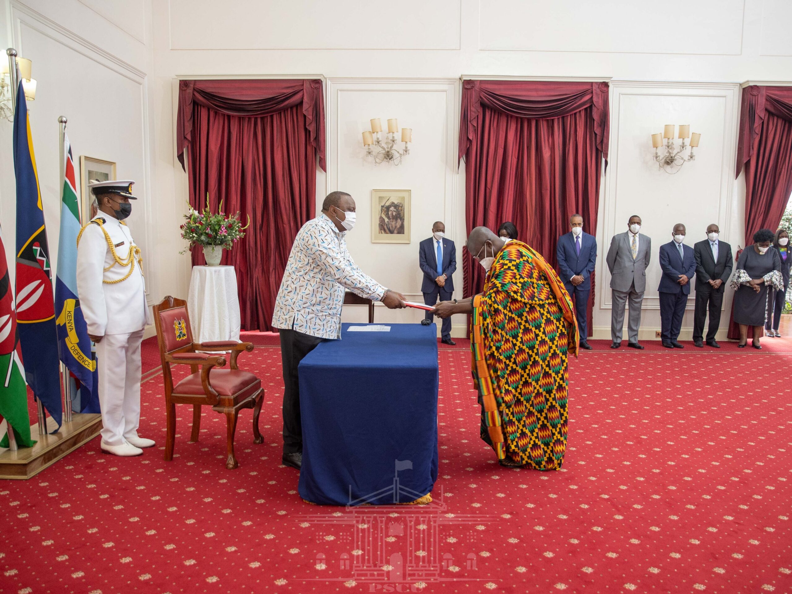 Uhuru Receives Credentials From Nine Incoming Envoys