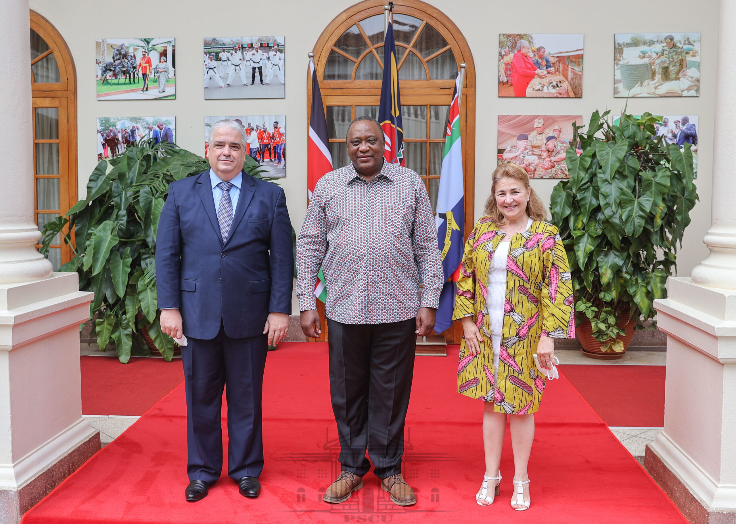 Uhuru Meets Former British PM Tony Blair as He Bids Farewell to Cuban Envoy Ernesto Diaz