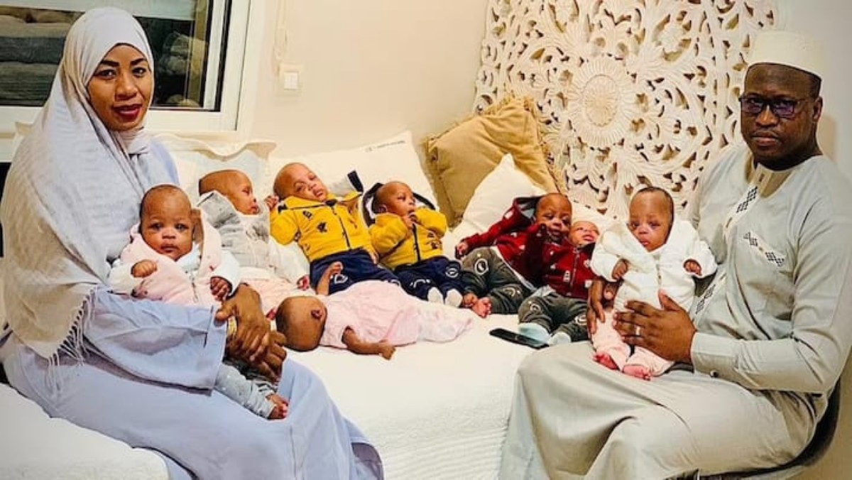 So Sweet! Mother Who Delivered 9 Babies at Once Introduces Their Cute Faces