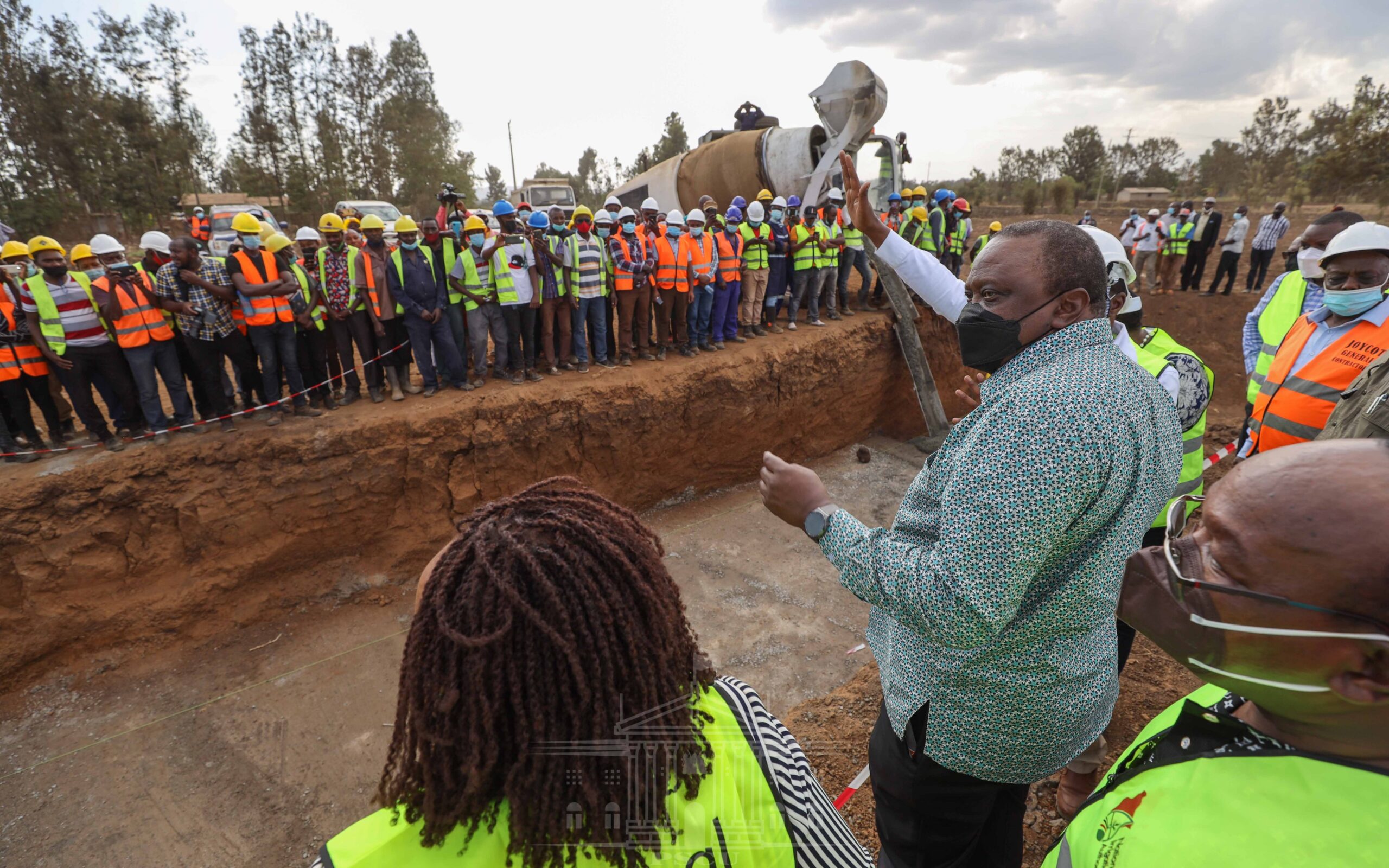 President Tours Multi-billion Irrigation Projects in Kirinyaga County