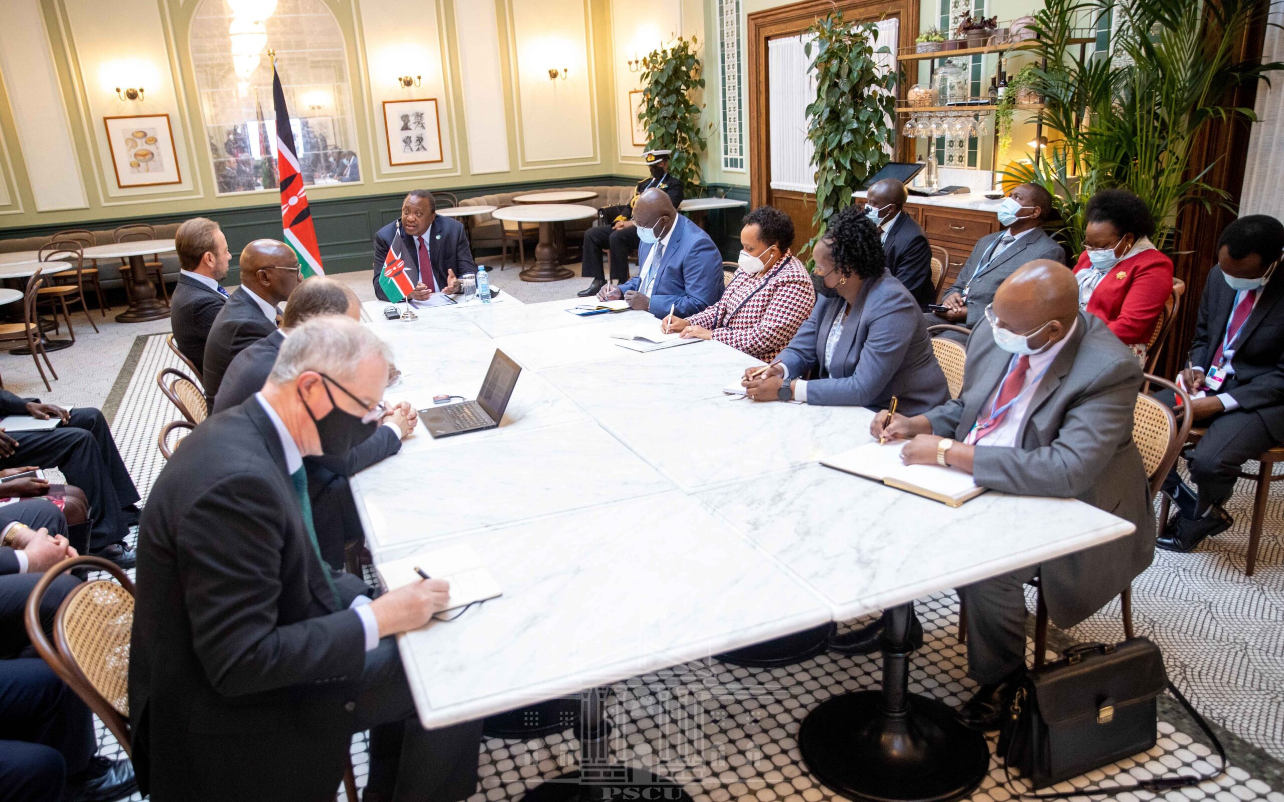 Uhuru Briefed on Progress of Kenya-UK Health Alliance