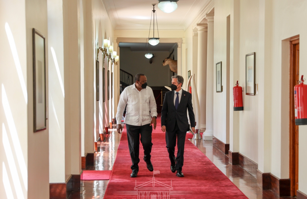 Uhuru Meets Visiting US Secretary of State Antony Blinken