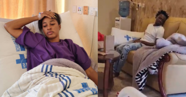 Diana Marua reveals her sickness after showering praises to her husband Bahati in hospital