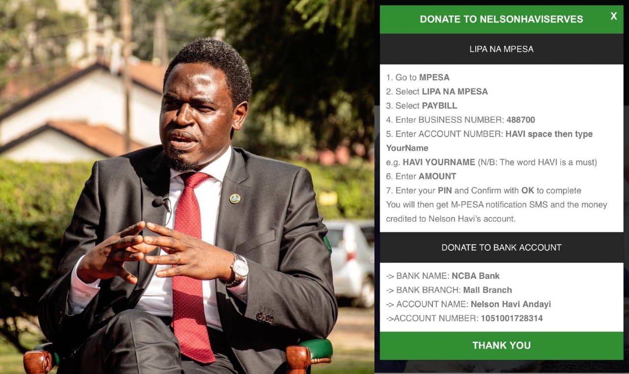 LSK Boss Nelson Havi Appeals to Kenyans to Fund His 2022 Campaigns