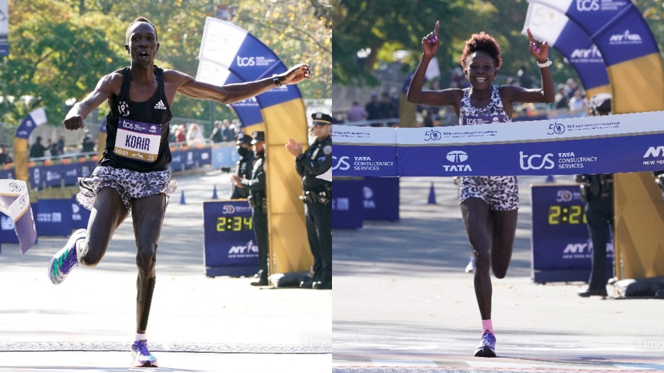Korir, Jepchirchir Shine in NYC Marathon