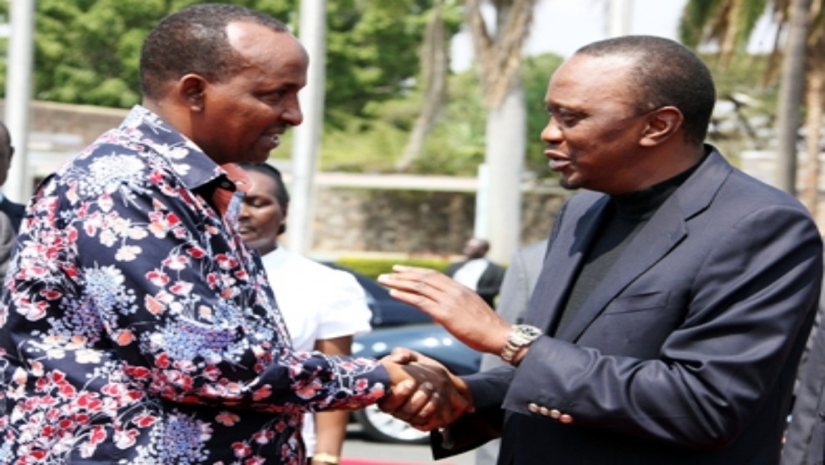Moment of Shame as Aden Duale Loses His Voice in Front of Uhuru