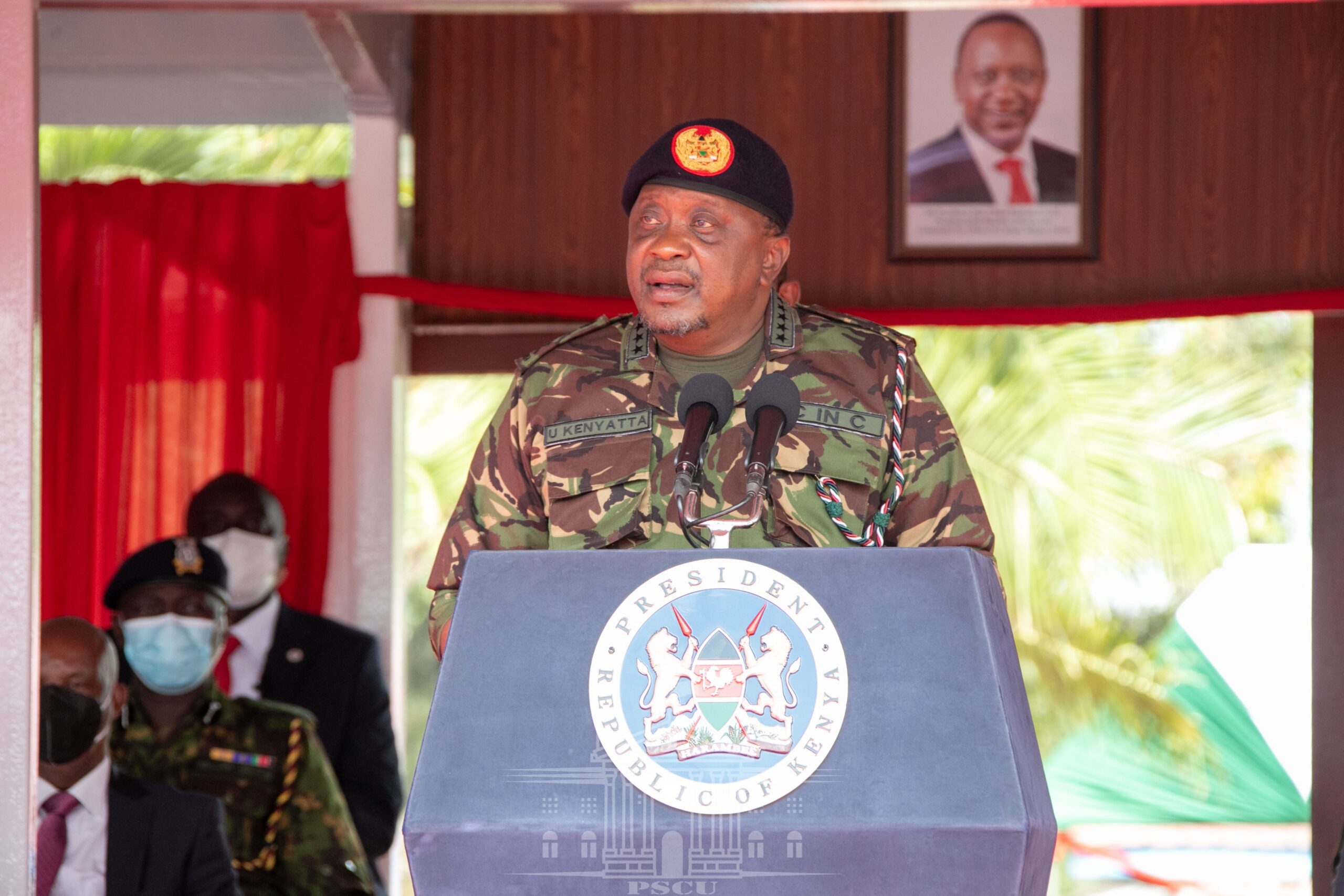 Uhuru Tasks New GSU Officers to Serve With Courage, Integrity And Discipline