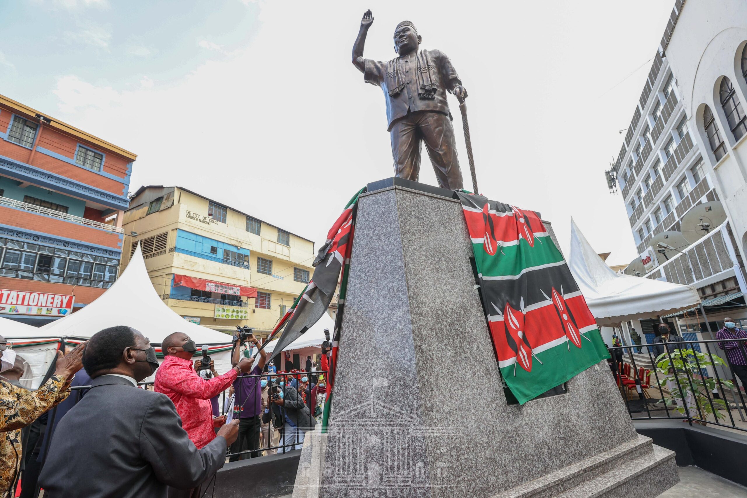 Uhuru Unveils Monument of Freedom Hero Ronald Ngala