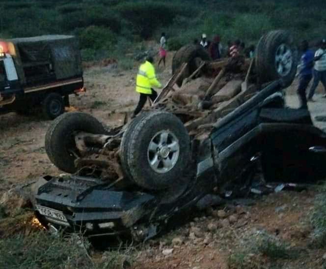 Five Killed, Three Injured in Freak Road Accident