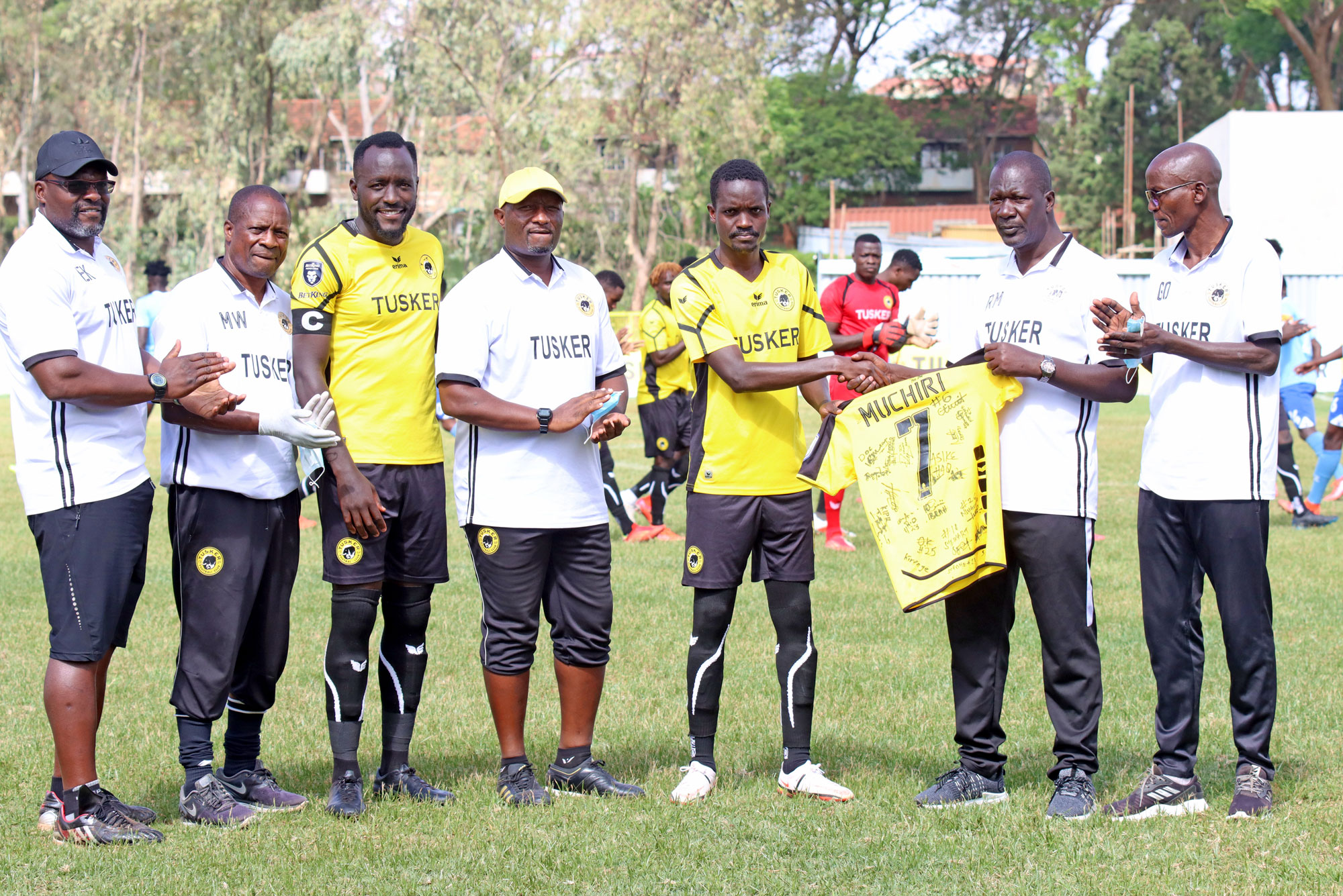 Tusker FC Star Muchiri Bids Goodbye to Teammates as He Changes Career