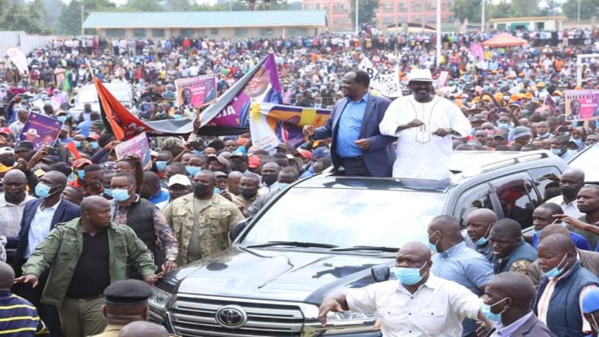 Panic as Raila Leaves Bukhungu Stadium Before Addressing Mega Convention
