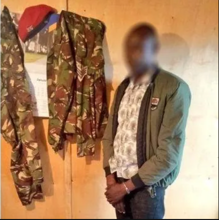 KDF Impersonator Nabbed After Attempting to Arrest a Police Officer