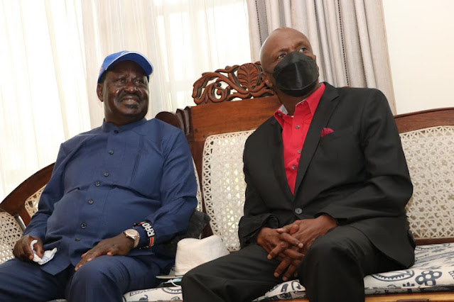 Gideon Moi attends Raila's Azimio La Umoja as OKA leadership skips the event