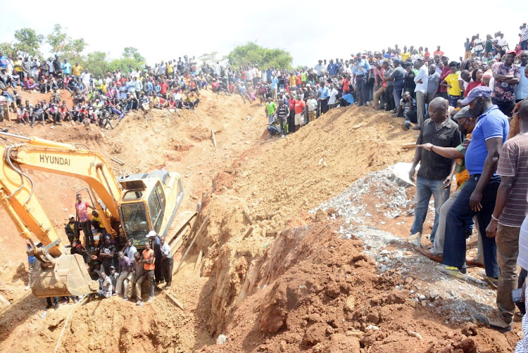 Efforts to Find Trapped Miner Fades, Excavators stall Due to Lack of Fuel