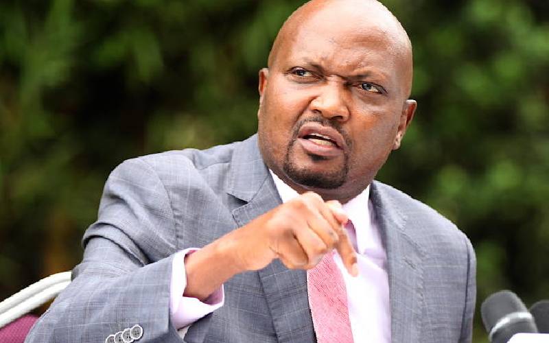 Moses Kuria Suggests Sharing of Power Between DP Ruto and Raila Odinga After 2022 Polls