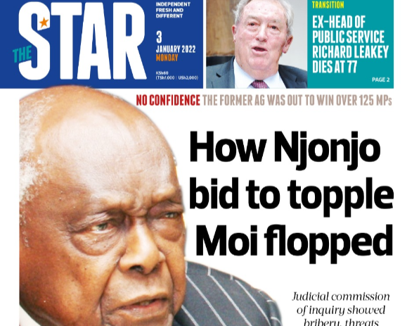 The News Brief: How Njonjo bid to topple Moi flopped