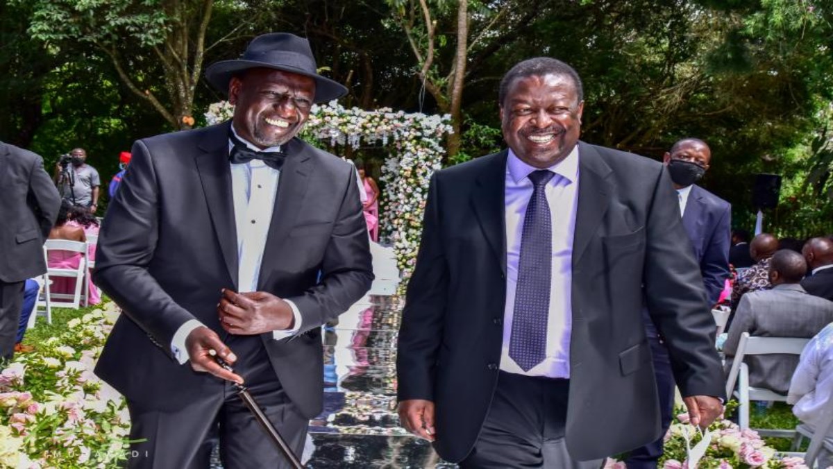 Grand Wedding That Sparked Ruto-Mudavadi Bromance