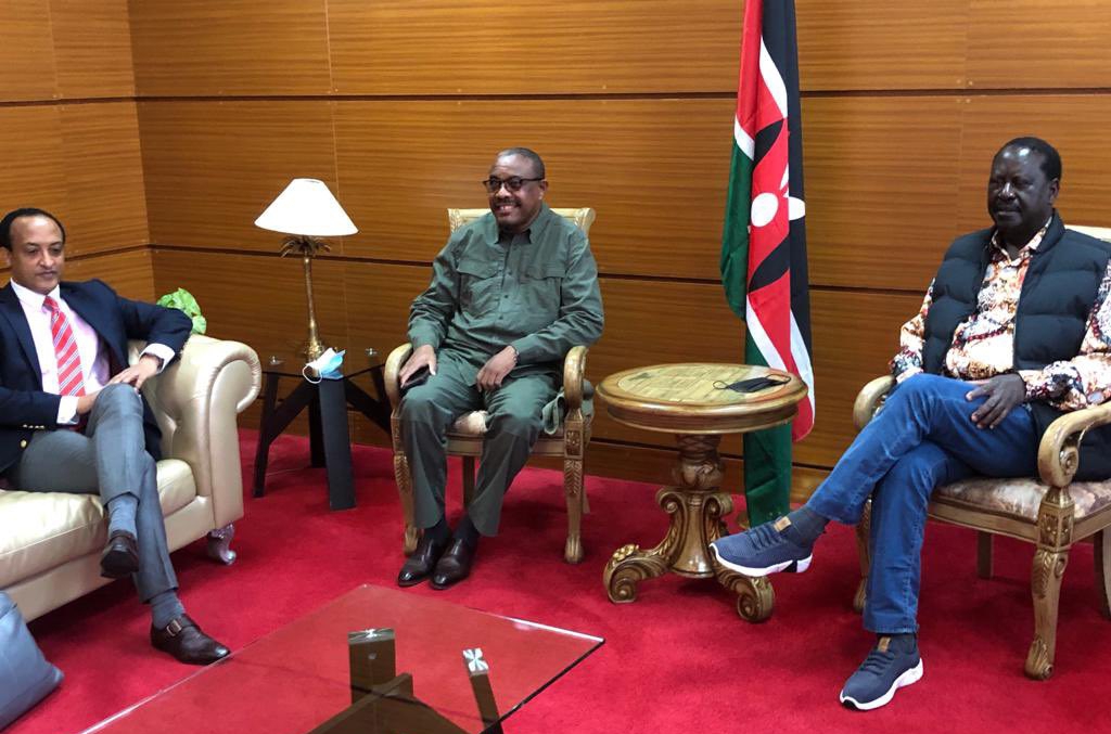 Raila Jets Out The Country For Week-Long Trip to Ethiopia And India