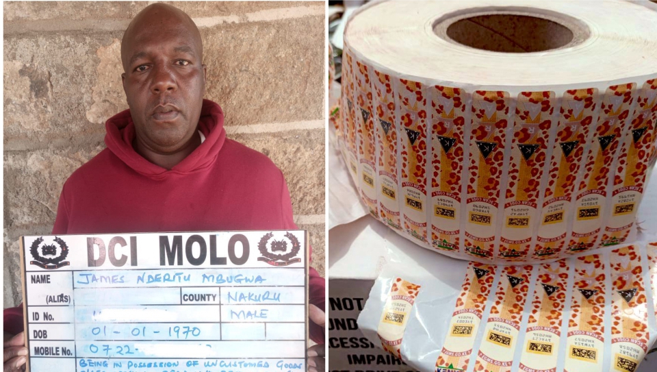 Detectives Arrest Unlicensed Distiller With Over 30,000 Fake Excise Stamps in Molo
