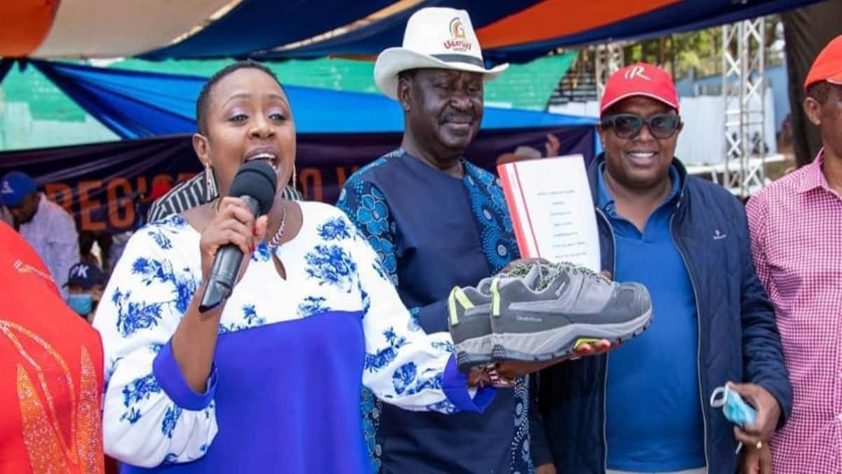Sabina Chege Now Aims to Become Raila Running Mate