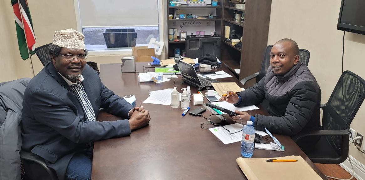 Miguna Miguna, Kaimenyi Register as Voters