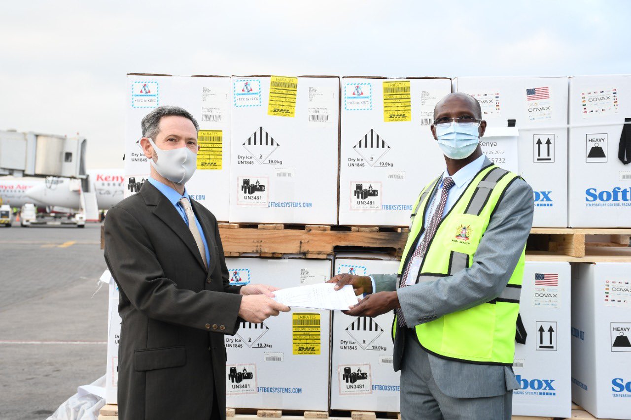 Kenya Receives Additional 1.8m Doses of Pfizer Vaccine