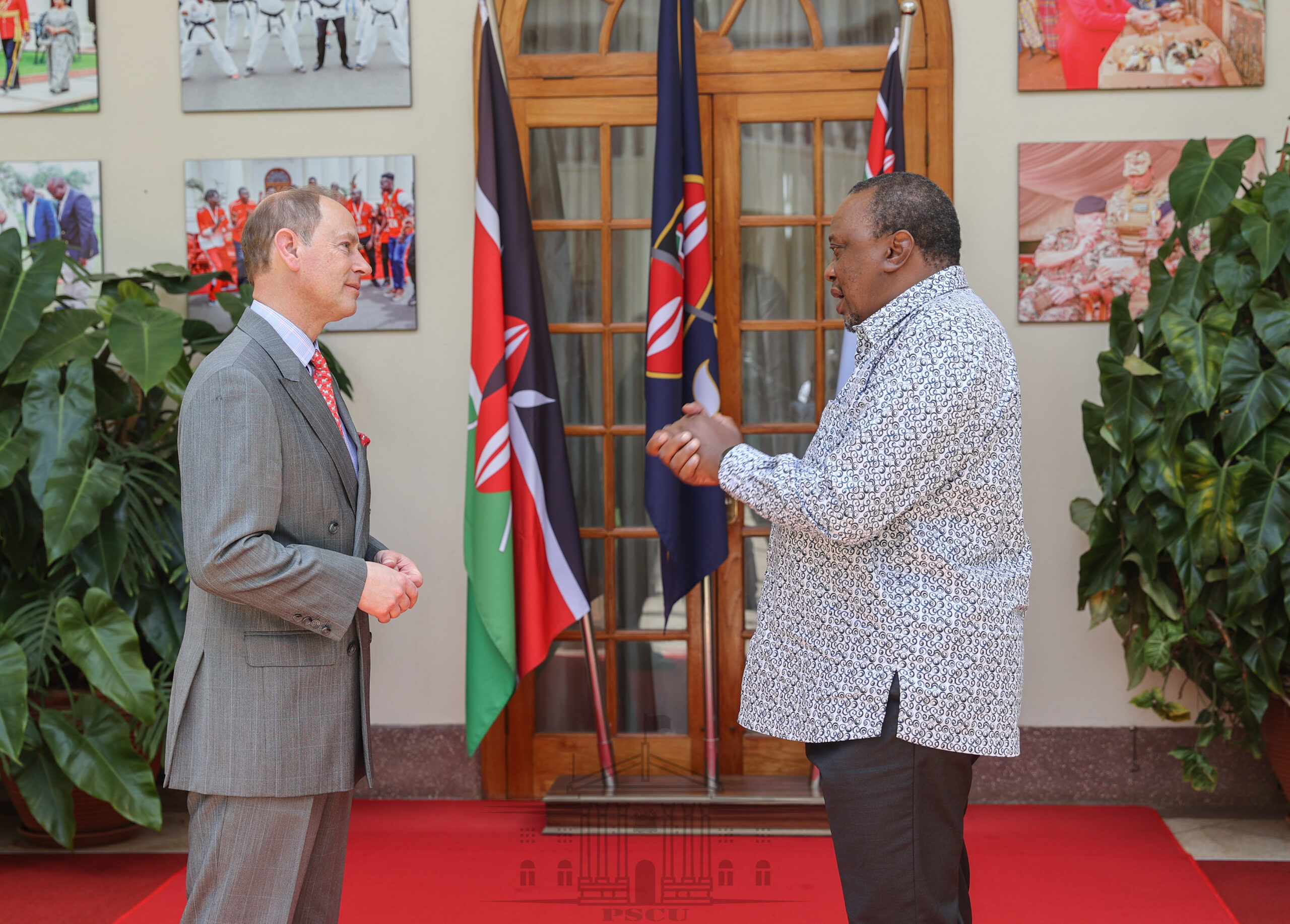 Uhuru Holds Talks With His Royal Highness Prince Edward