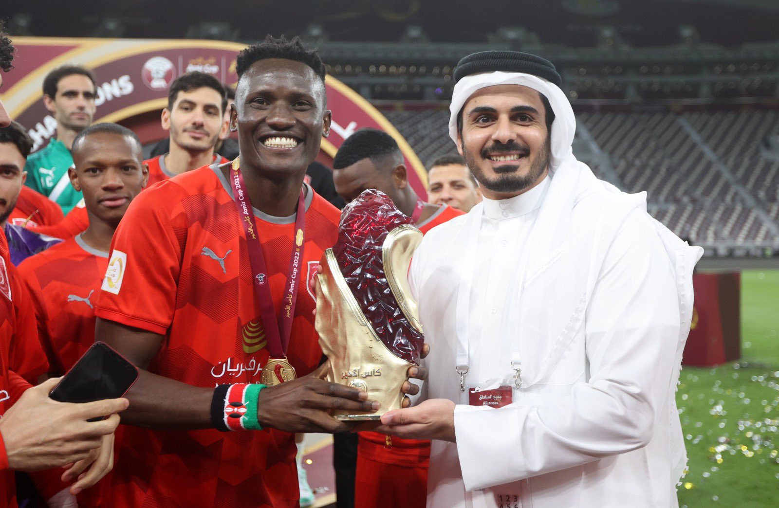Olunga Wins Maiden Trophy With Al Duhail SC