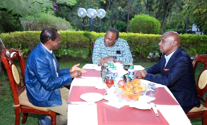 Details of Uhuru's Secret Meeting With Kalonzo at Night