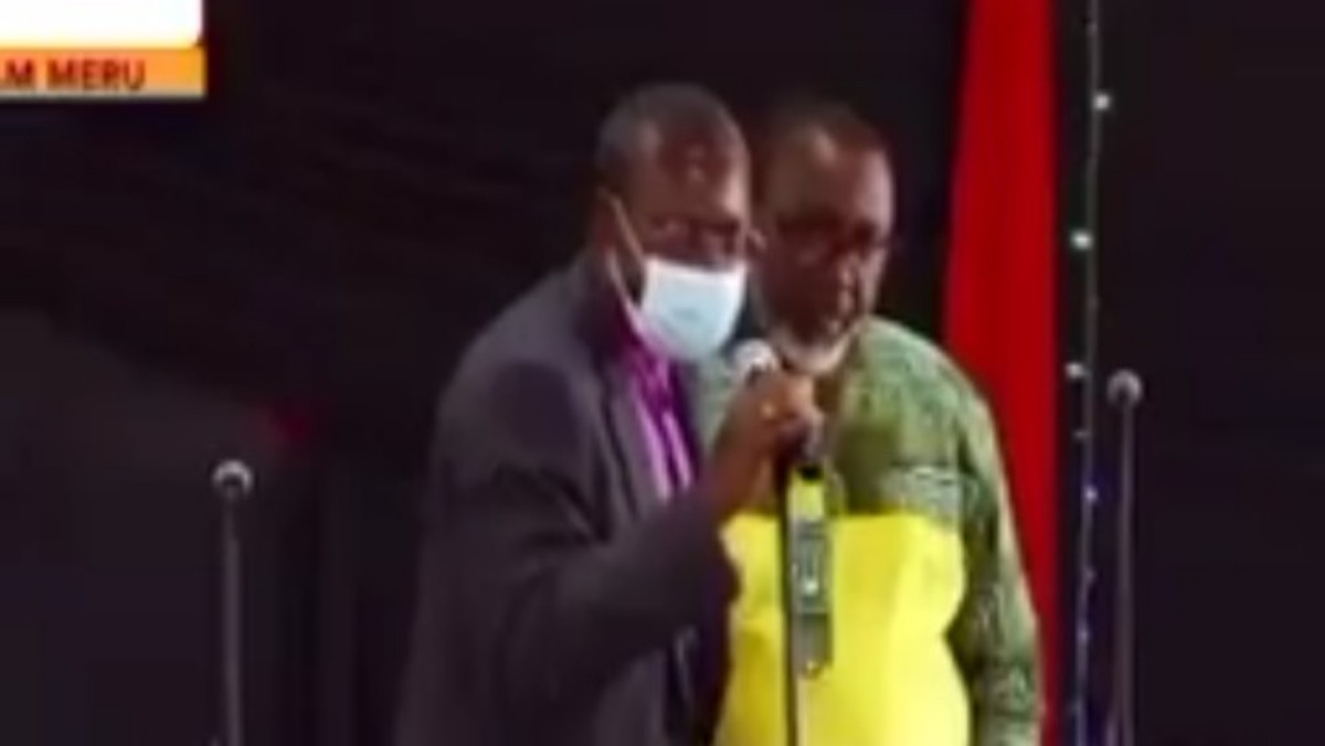 CITAM Bishop Snatches Mic From Linturi After He Attacked Raila at The Altar