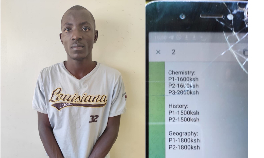 Varsity Student Arrested For Selling Fake KCPE, KCSE Exam Papers