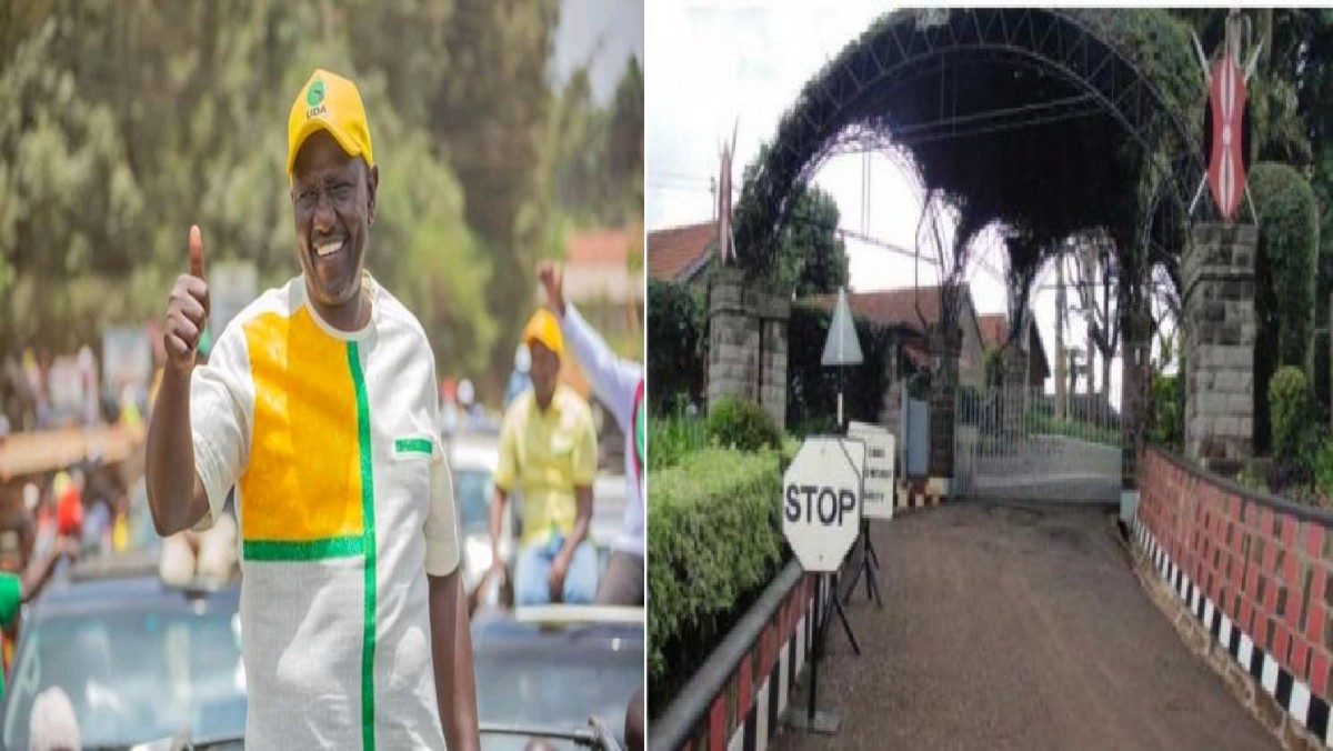 DP Ruto Campaigns Outside Uhuru’s Mansion in Ichaweri Village, Gatundu South