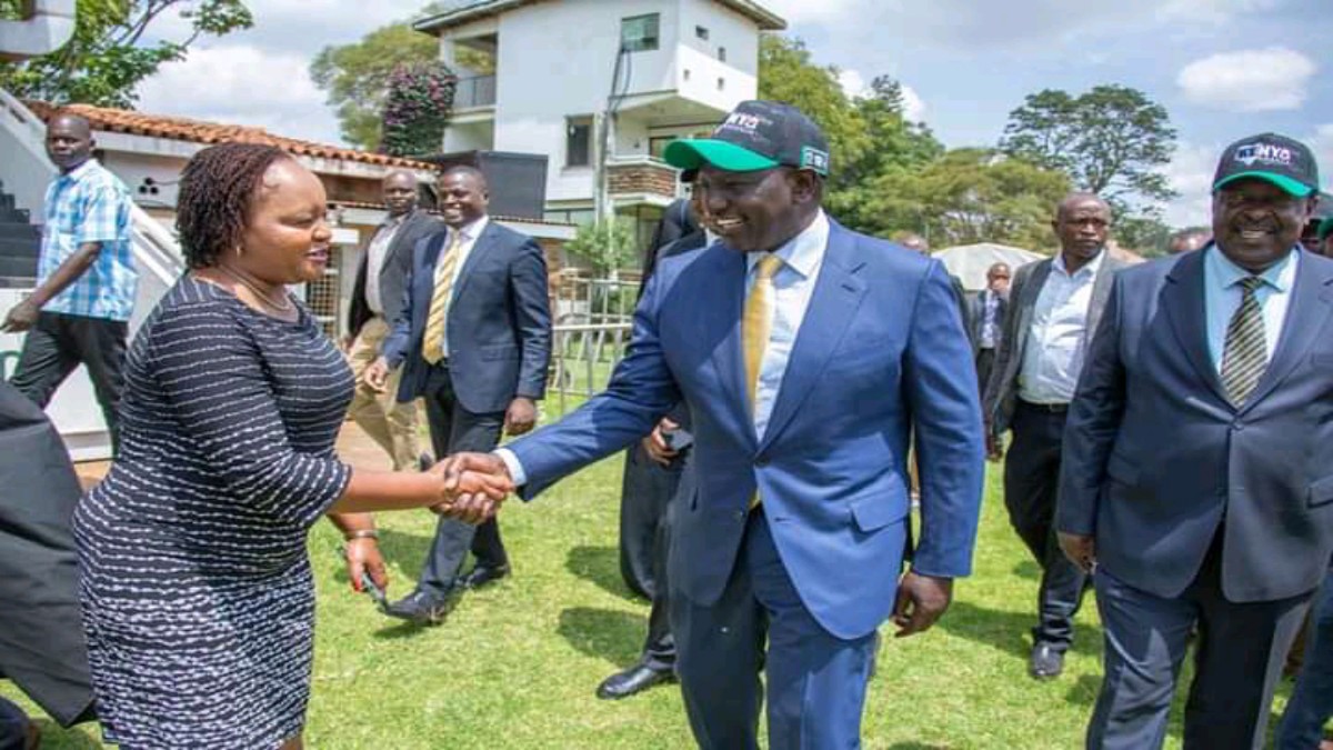 Waiguru Dedicates Breakup Song to Uhuru to Make Ruto Happy After Blunder