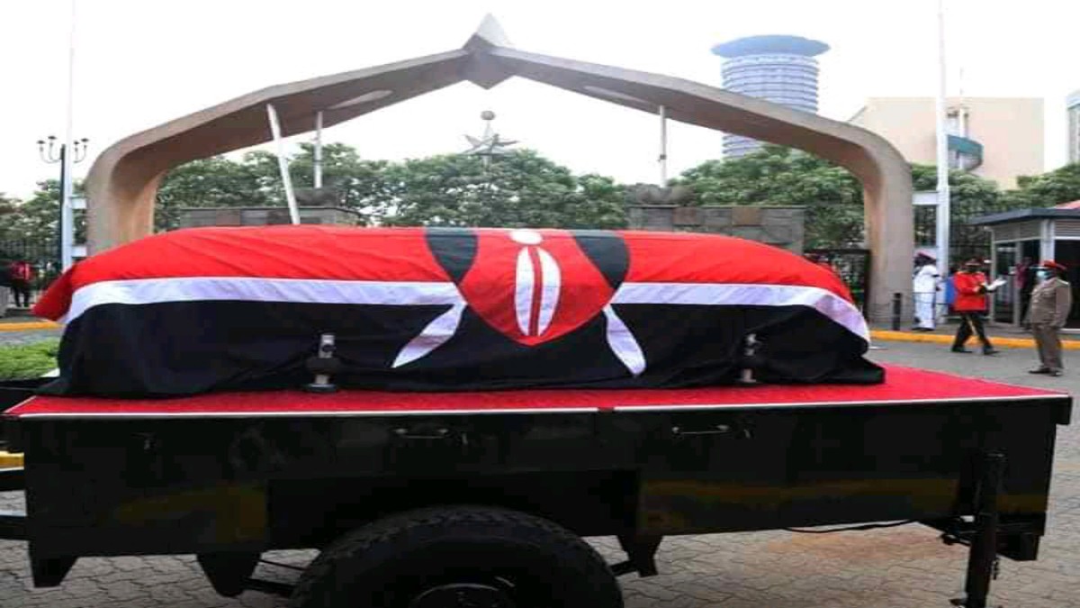 In Pictures: Mwai Kibaki Body Taken to Parliament For Public Viewing, Uhuru to Lead Affair