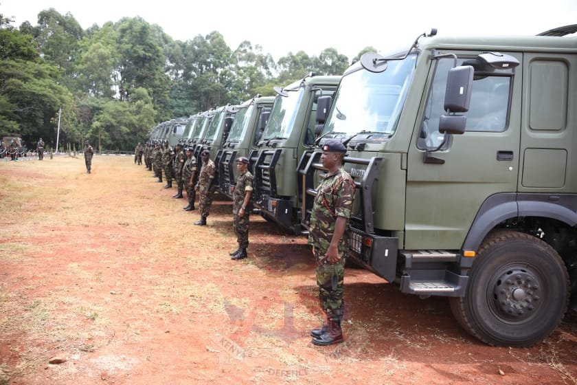 China Donates Military Vehicles and Engineering Equipment to Kenya