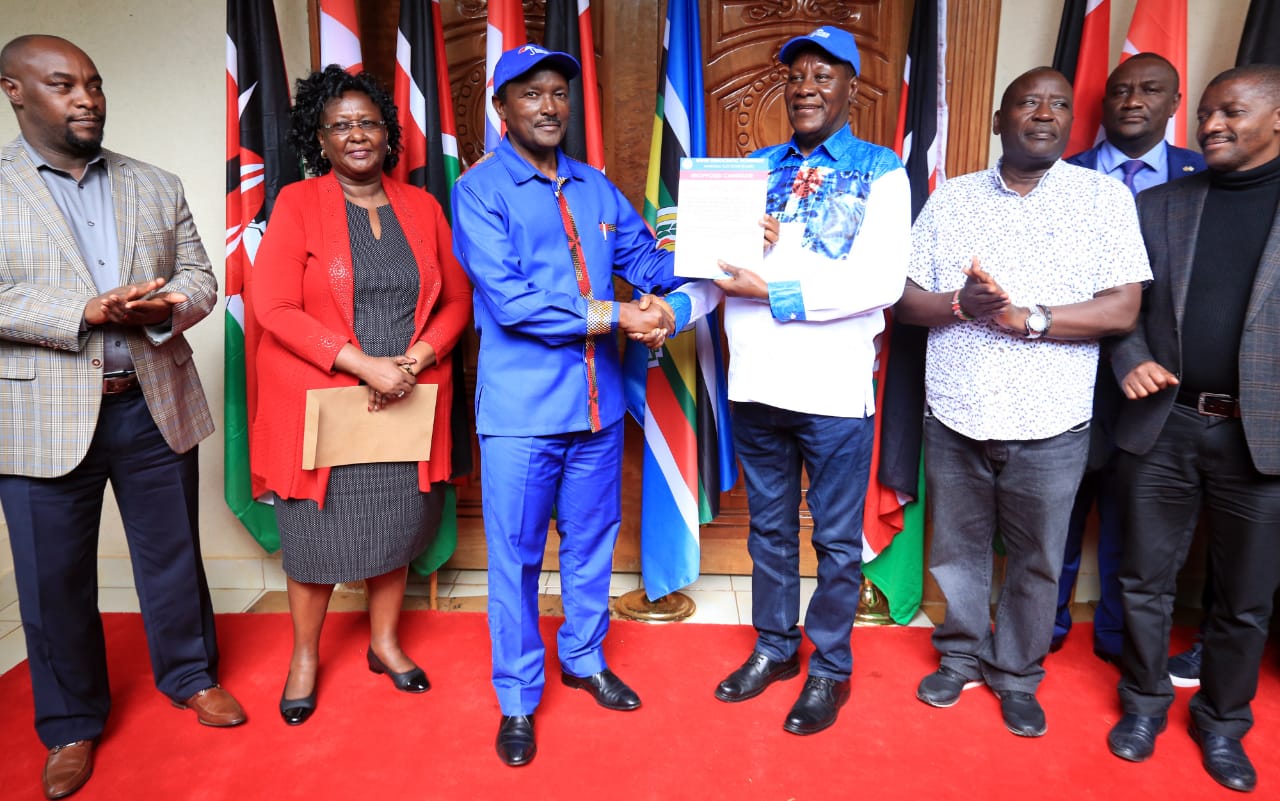 Wiper Hands Malombe Direct Ticket to Run For Kitui Governor