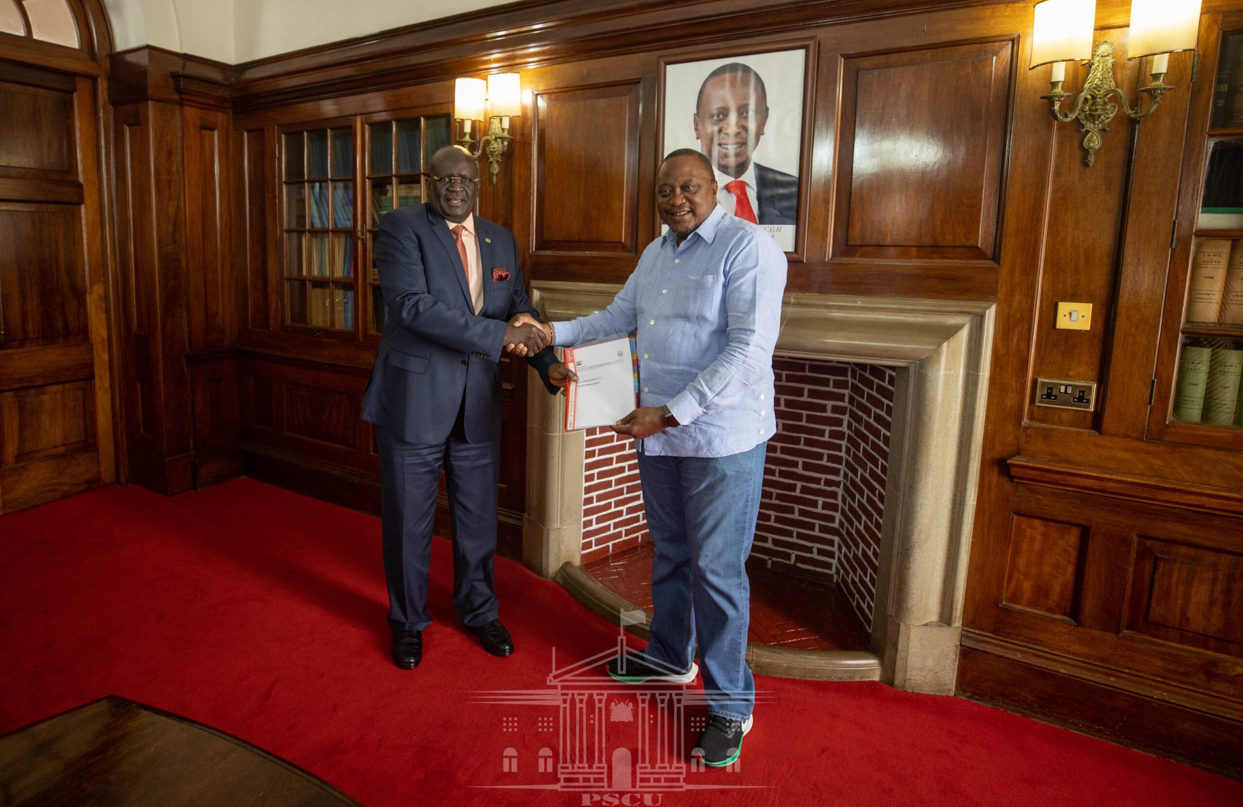 Uhuru Receives 2021 KCSE Results Ahead of Their Release