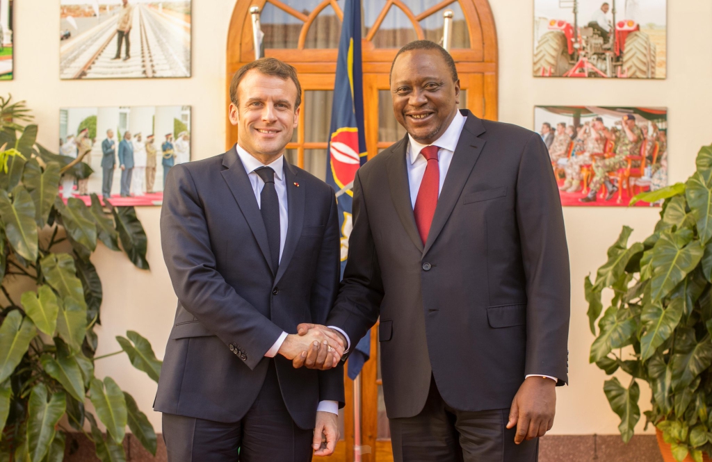 Uhuru Congratulates French Counterpart Emmanuel Macron on Re-election
