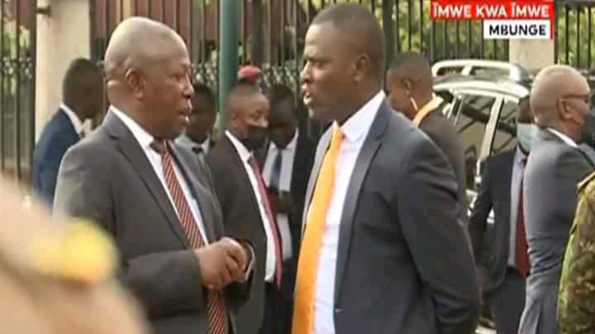 Kibaki Body Viewing: Ndindi Nyoro Confronts Maina Kamanda Over Snub