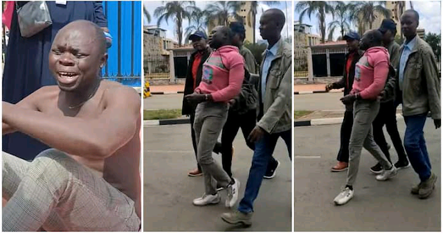 Bungoma man Allan Makana imprisoned for crying loudly while viewing Kibaki's body in Parliament