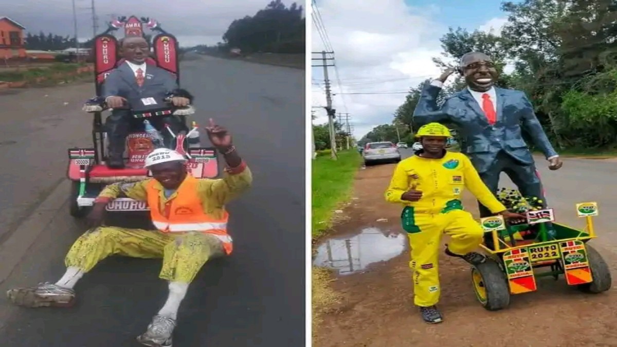 Man Who Walked From Nakuru to Deliver Sculpture to DP Ruto Abandoned Outside Karen Residence