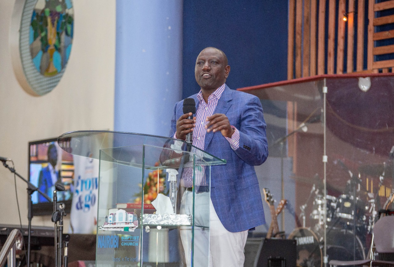 Endorse Your Candidates Publicly, DP Ruto Urges The Church