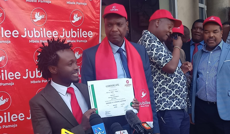 Jubilee Party Hands Bahati Mathare Parliamentary Ticket
