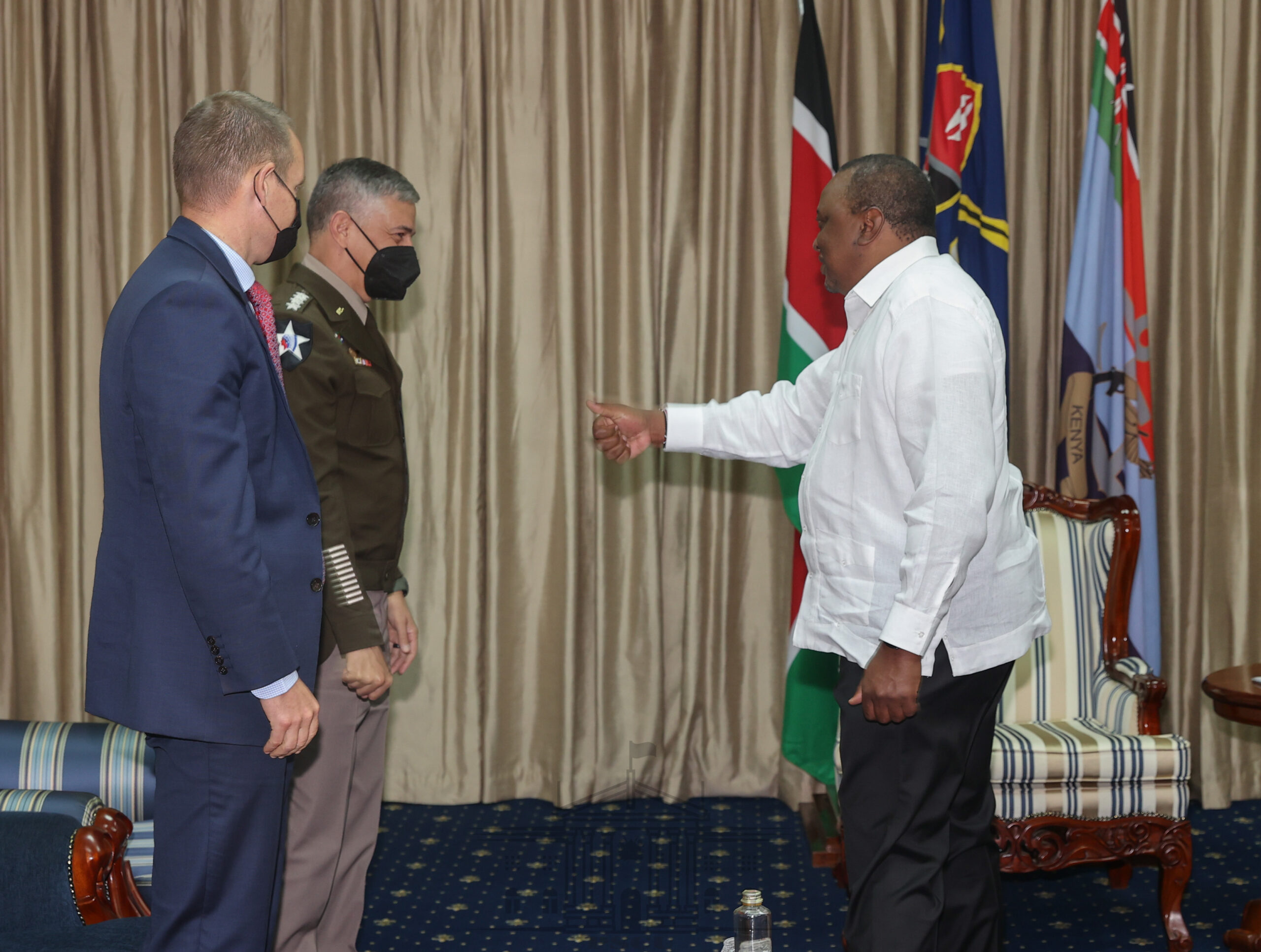 Uhuru Holds Talks With US Army General Townsend